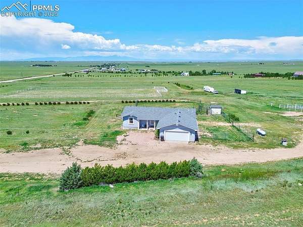 40 Acres of Land with Home for Sale in Yoder, Colorado
