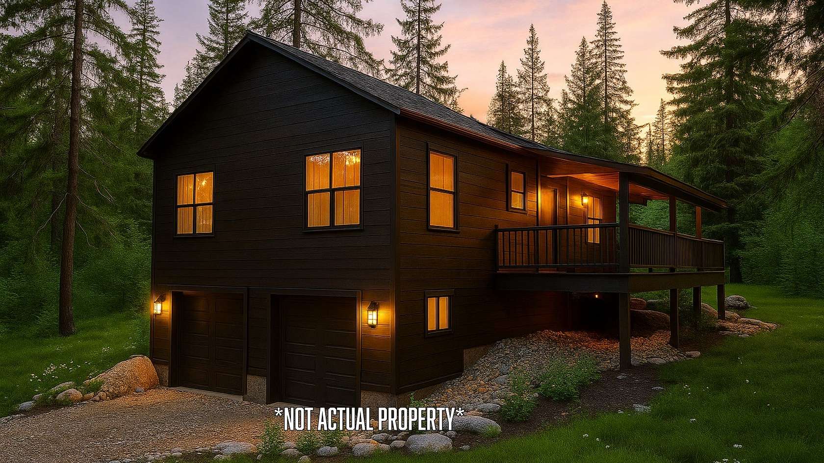 3 Acres of Residential Land with Home for Sale in Trego, Montana