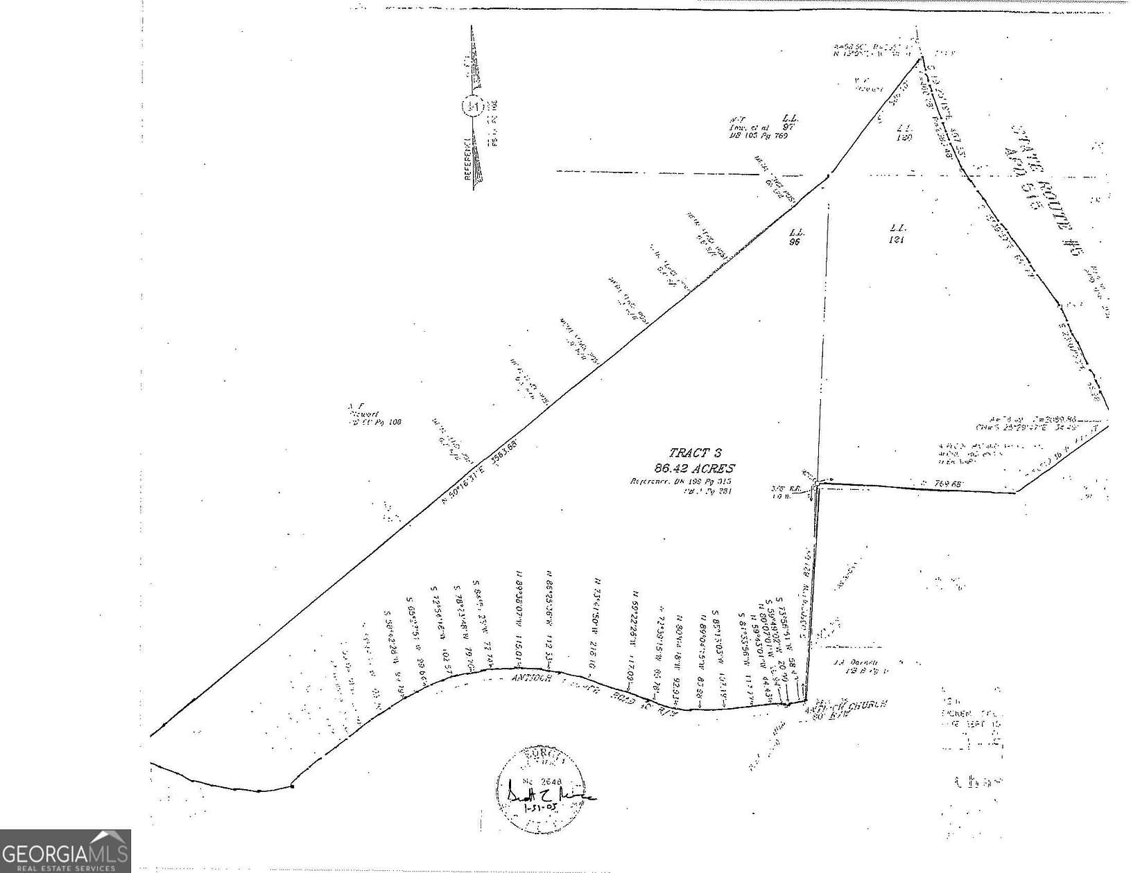 86.4 Acres of Land for Sale in Talking Rock, Georgia