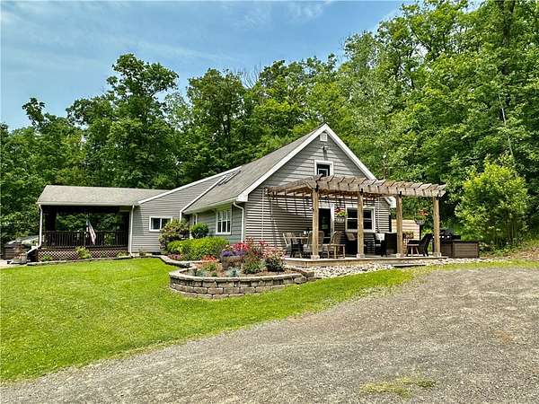 5.6 Acres of Residential Land with Home for Sale in Pine City, New York