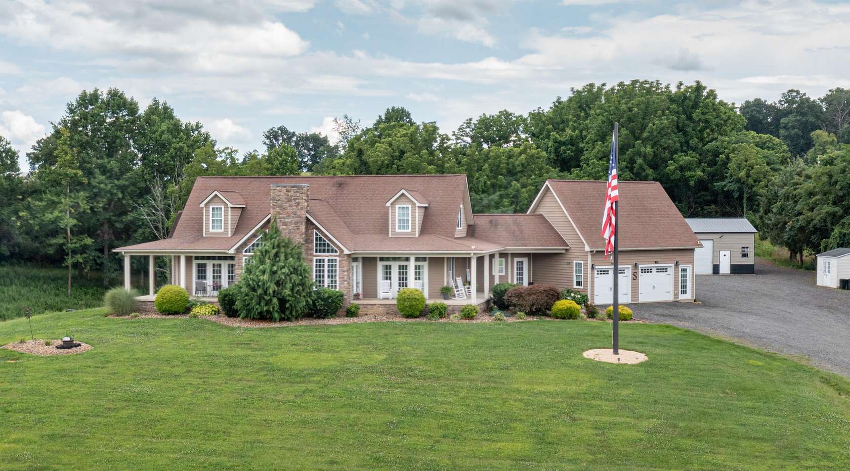 8 Acres of Residential Land with Home for Sale in Fincastle, Virginia