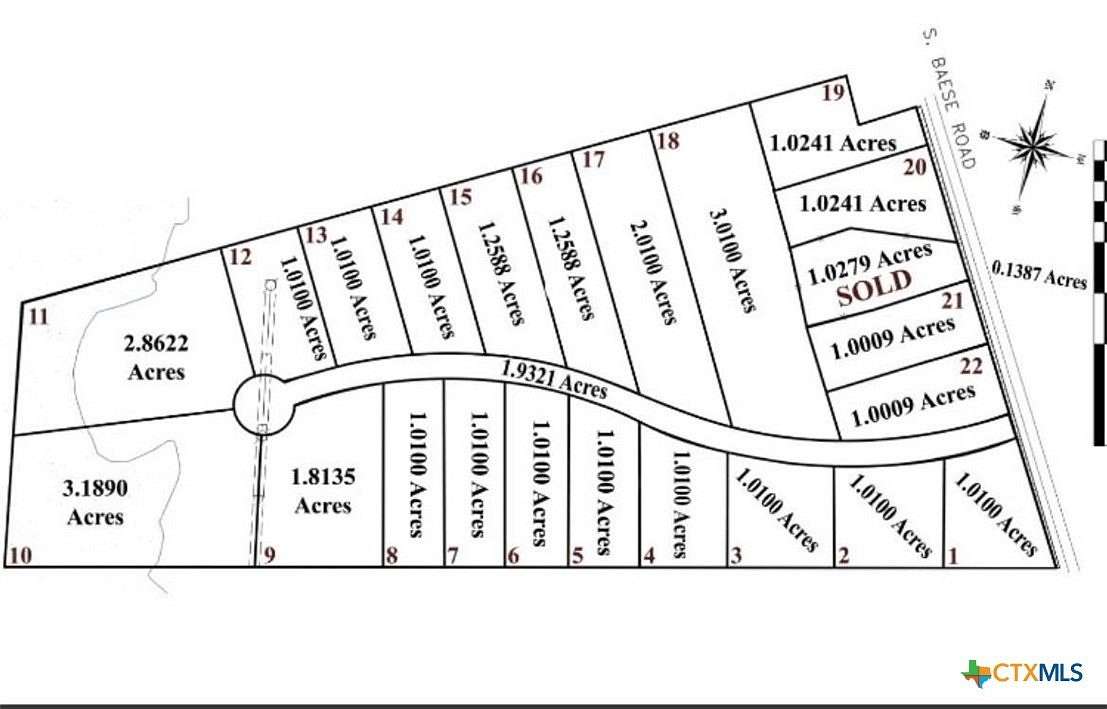 1 Acre of Residential Land for Sale in Elm Mott, Texas