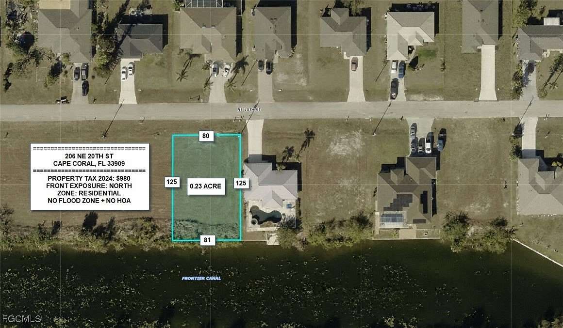 0.23 Acres of Residential Land for Sale in Cape Coral, Florida