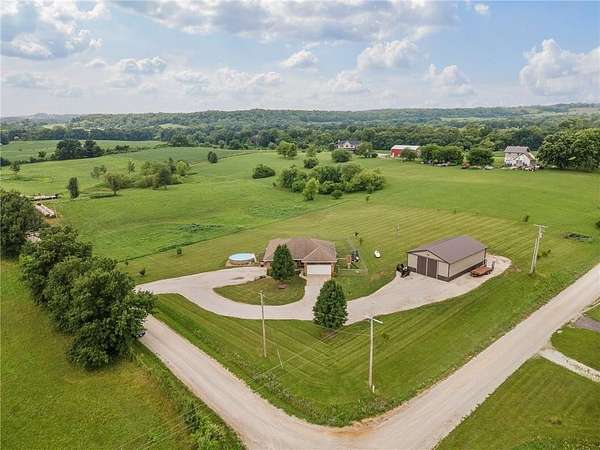 9 Acres of Residential Land with Home for Sale in Richmond, Missouri