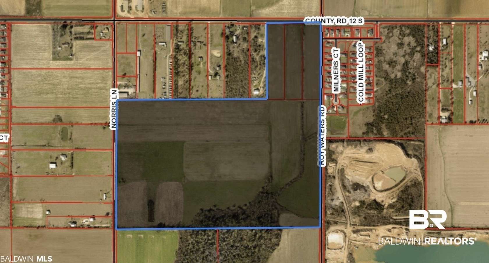 115 Acres of Land for Sale in Foley, Alabama