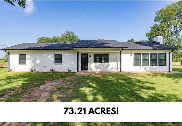 73.2 Acres of Land with Home for Sale in Boswell, Oklahoma