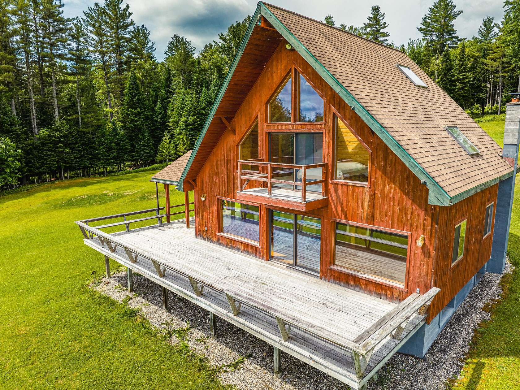 6.5 Acres of Residential Land with Home for Sale in Long Lake, New York