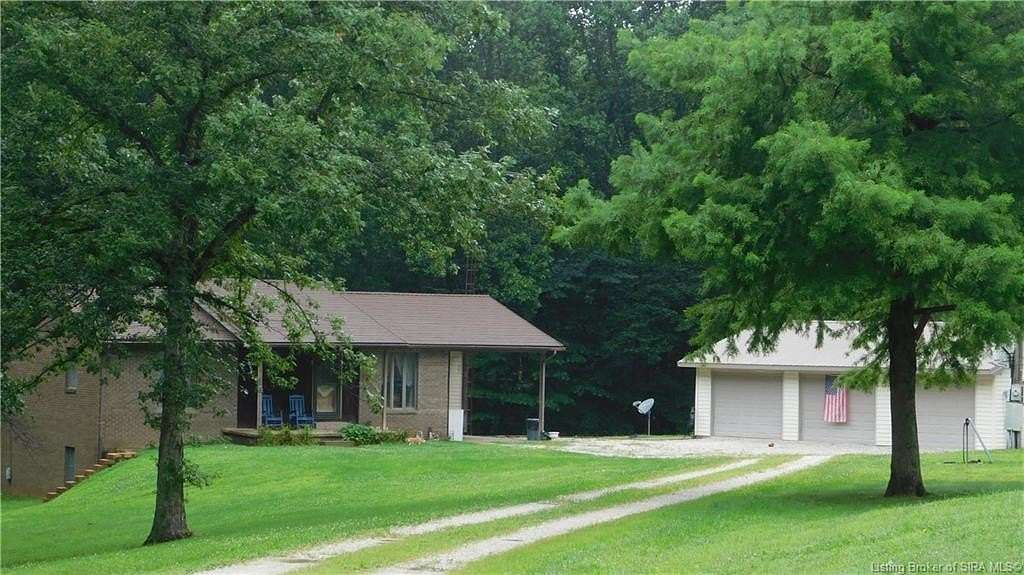 4.65 Acres of Land with Home for Sale in Campbellsburg, Indiana