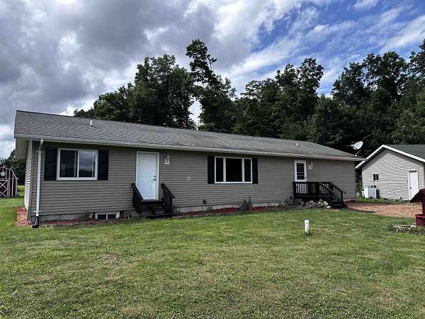 2 Acres of Residential Land with Home for Sale in Hatley, Wisconsin