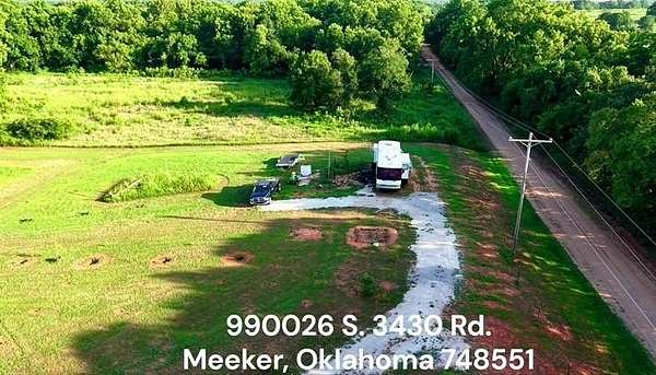 4 Acres of Land for Sale in Meeker, Oklahoma