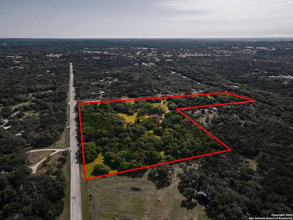 13 Acres of Improved Recreational Land for Sale in New Braunfels, Texas