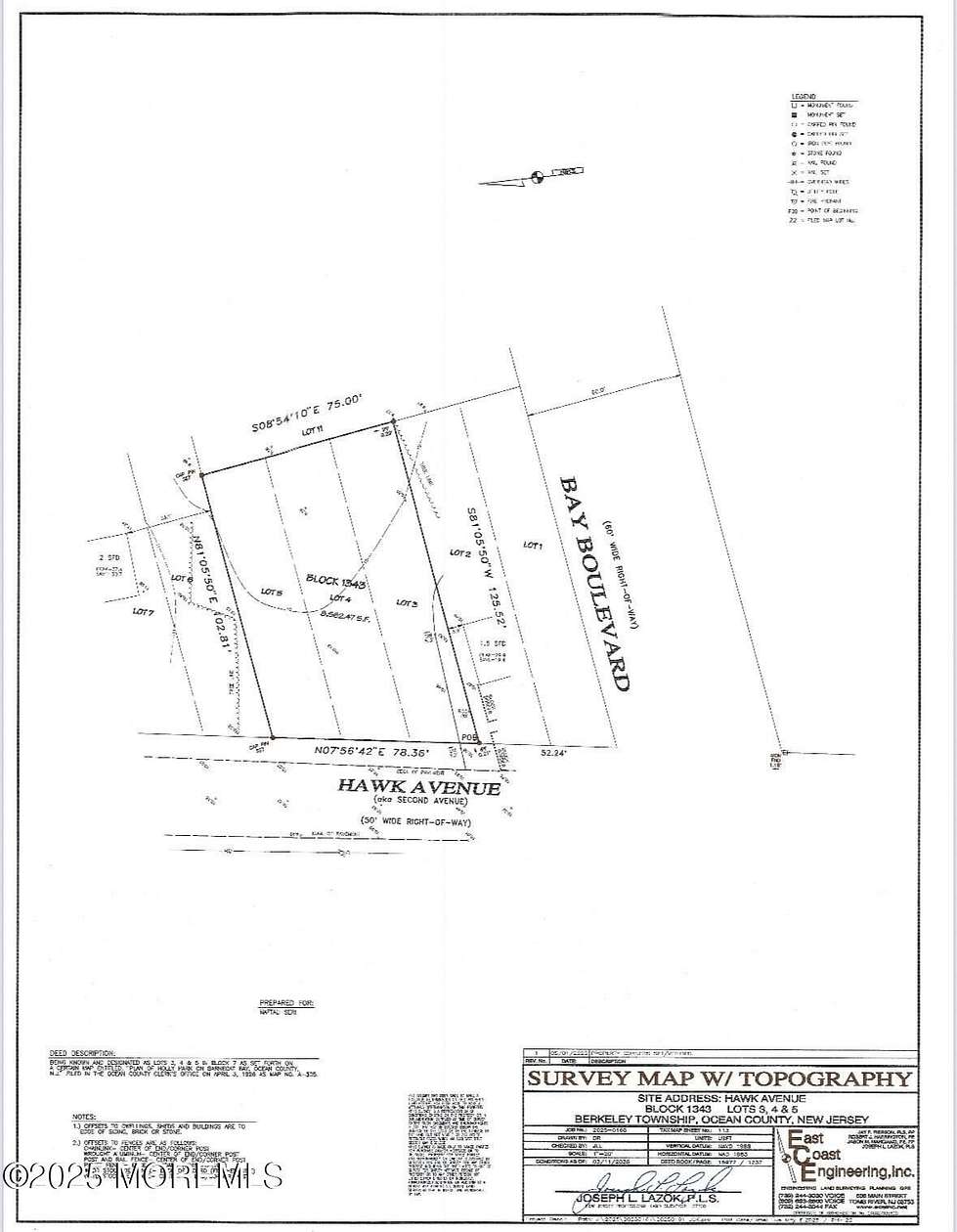 0.07 Acres of Residential Land for Sale in Bayville, New Jersey