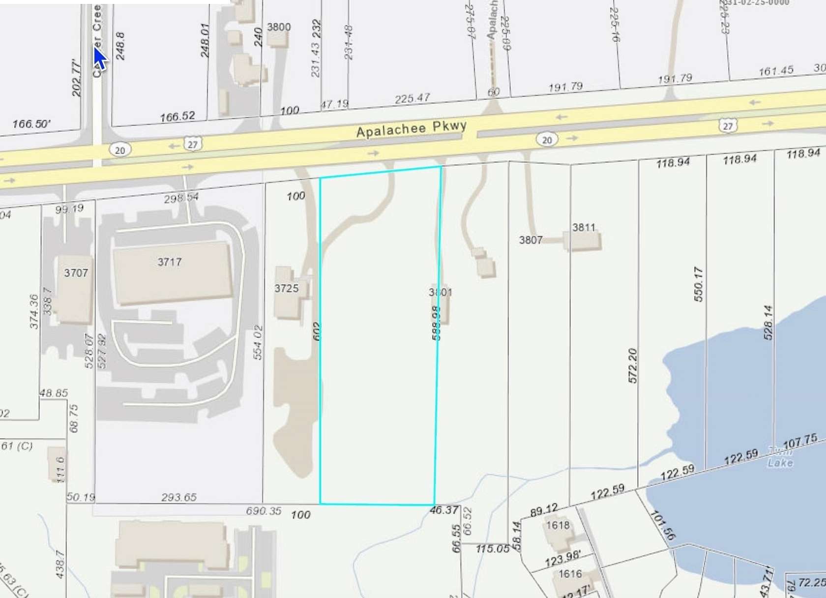 2.73 Acres of Mixed-Use Land for Sale in Tallahassee, Florida