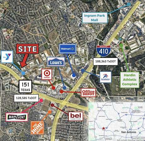 4.24 Acres of Mixed-Use Land for Sale in San Antonio, Texas