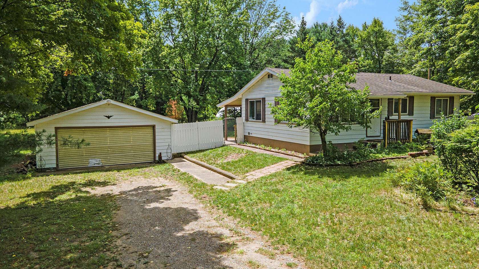 1.9 Acres of Residential Land with Home for Sale in Morley, Michigan