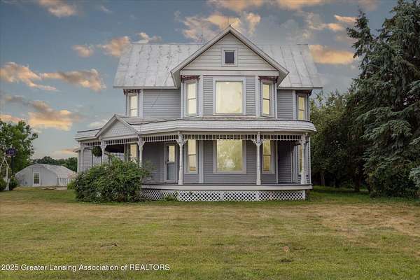 4.89 Acres of Residential Land with Home for Sale in Trufant, Michigan