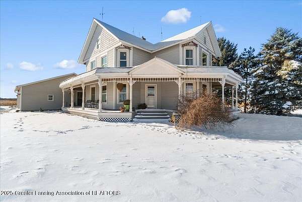 4.89 Acres of Residential Land with Home for Sale in Trufant, Michigan