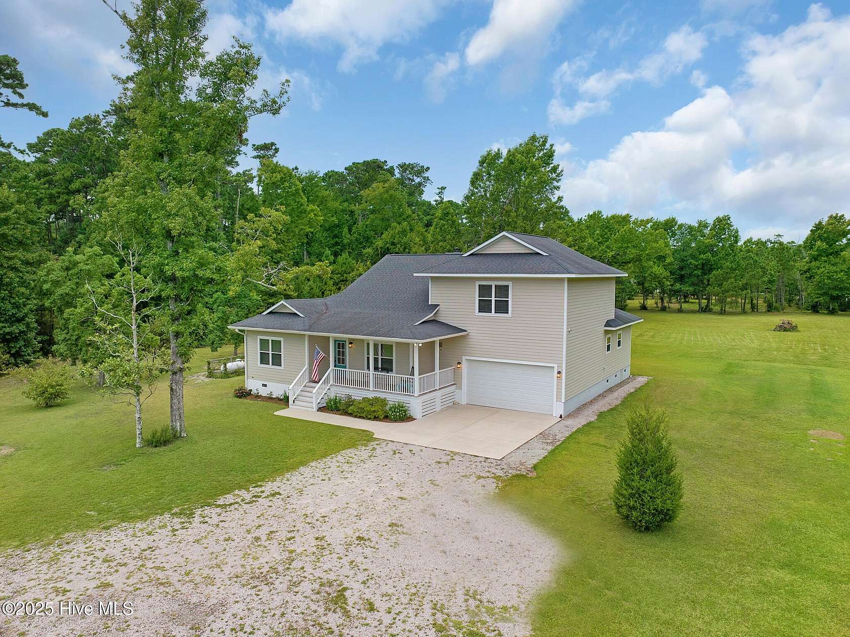 10 Acres of Residential Land with Home for Sale in Gloucester, North Carolina