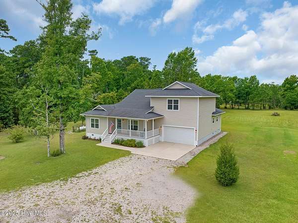 10 Acres of Residential Land with Home for Sale in Gloucester, North Carolina