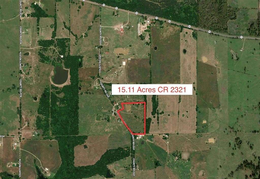 15.1 Acres of Land for Sale in Sulphur Springs, Texas
