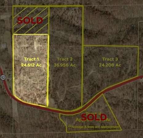 24.6 Acres of Land for Sale in Laurel, Indiana