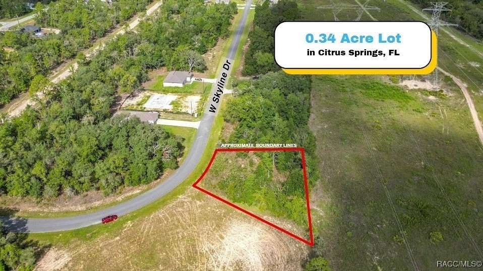 0.34 Acres of Residential Land for Sale in Citrus Springs, Florida