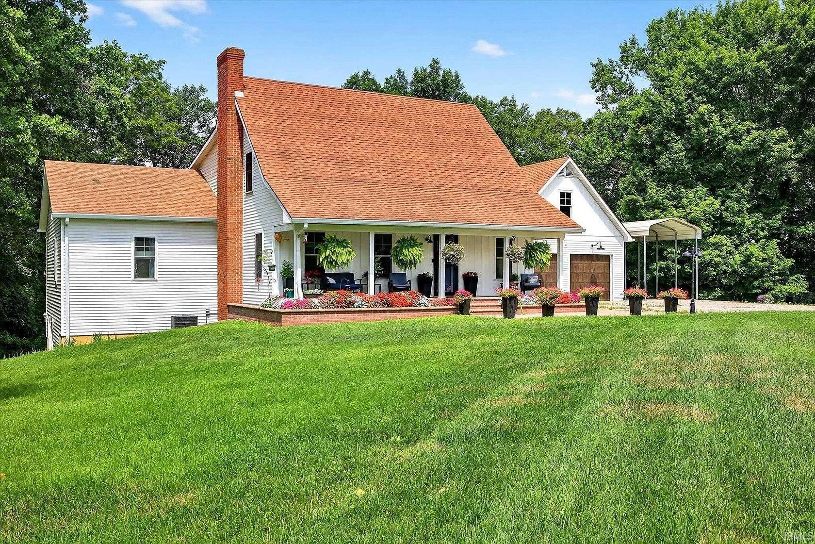 7.75 Acres of Residential Land with Home for Sale in Bloomington, Indiana