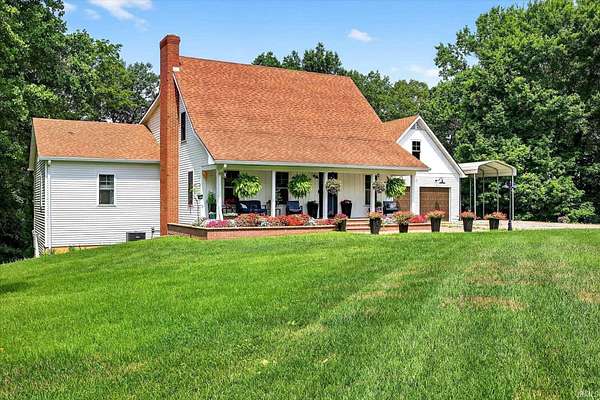 7.75 Acres of Residential Land with Home for Sale in Bloomington, Indiana