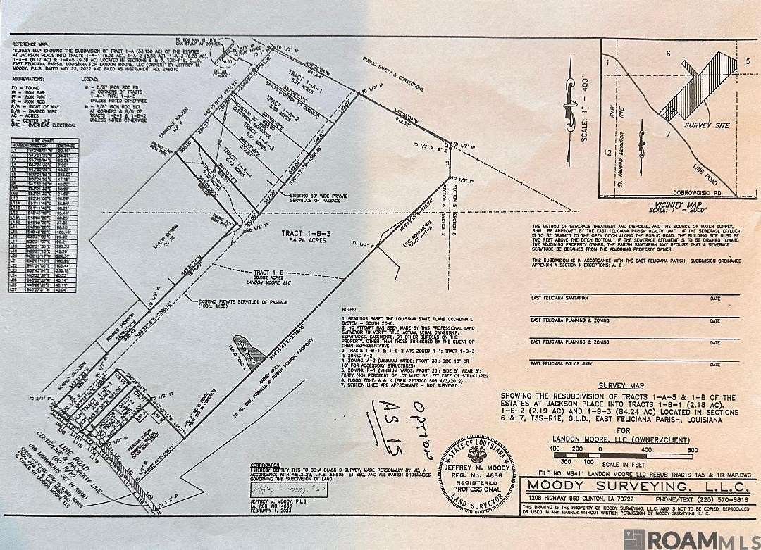 84.2 Acres of Recreational Land for Sale in Ethel, Louisiana