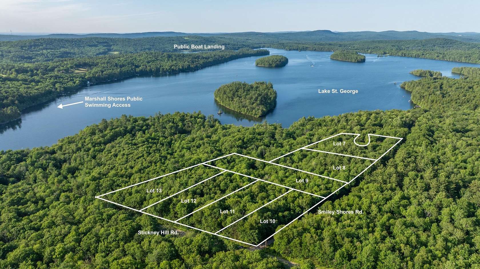 1.1 Acres of Residential Land for Sale in Liberty, Maine