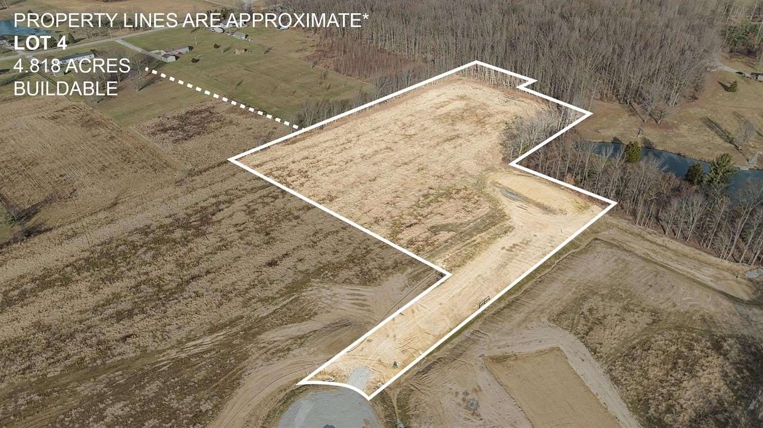 4.8 Acres of Residential Land for Sale in Aurora, Indiana