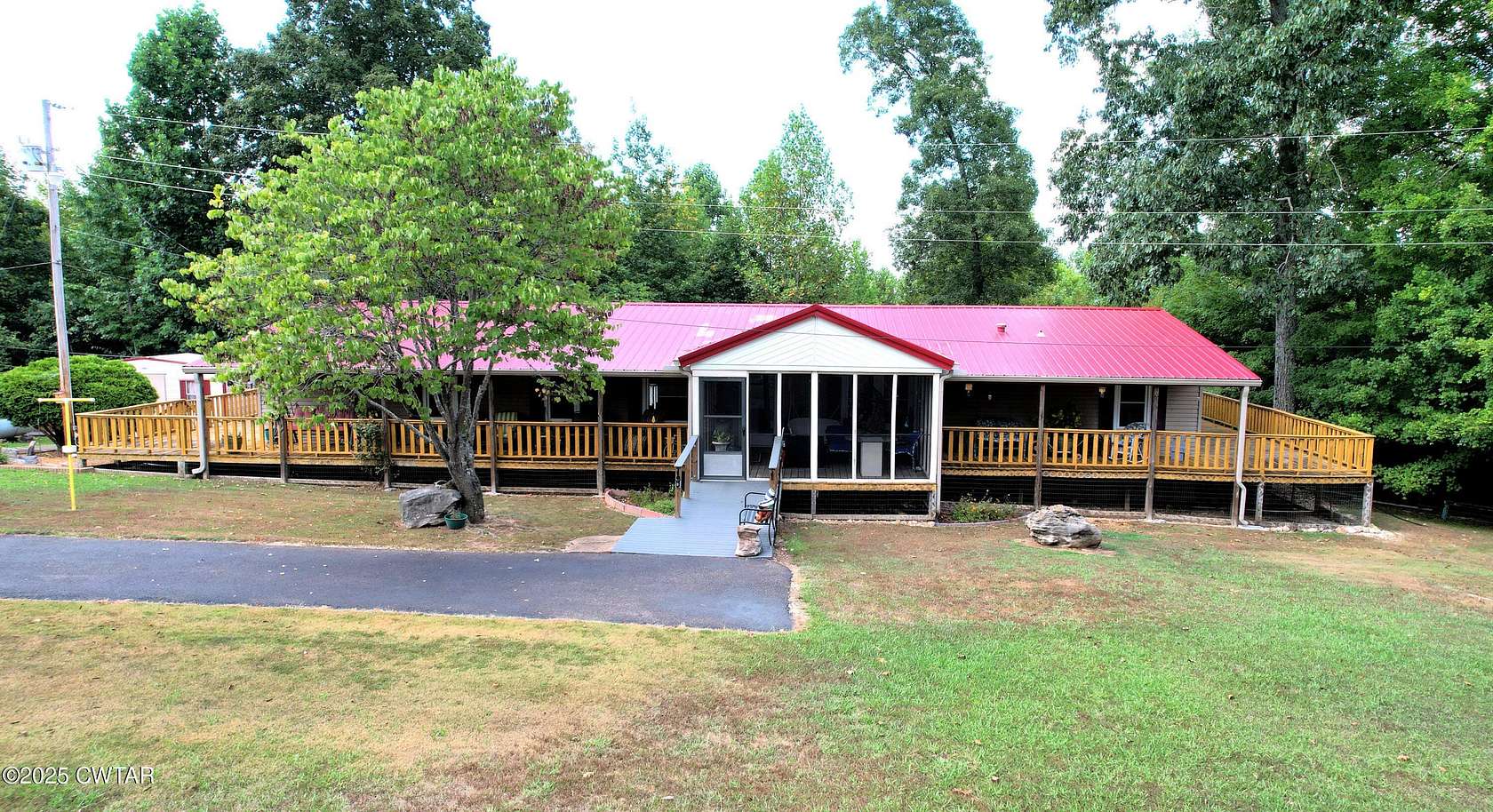 24.4 Acres of Recreational Land with Home for Sale in Decaturville, Tennessee