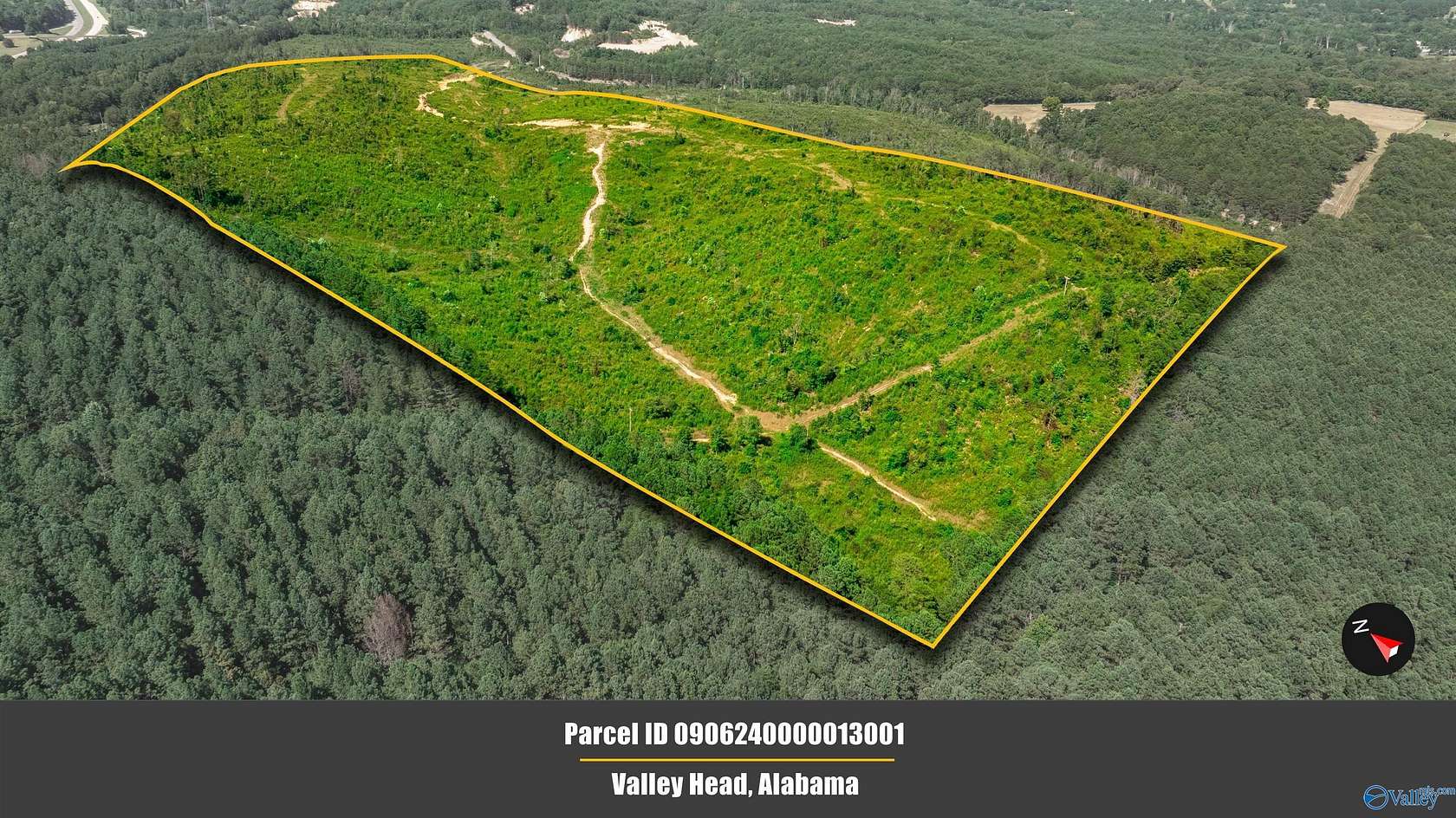 64 Acres of Recreational Land for Sale in Valley Head, Alabama