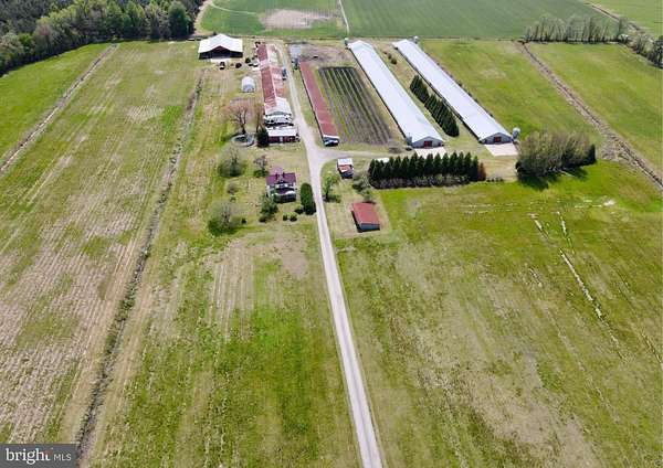 34.3 Acres of Agricultural Land with Home for Sale in Willards, Maryland