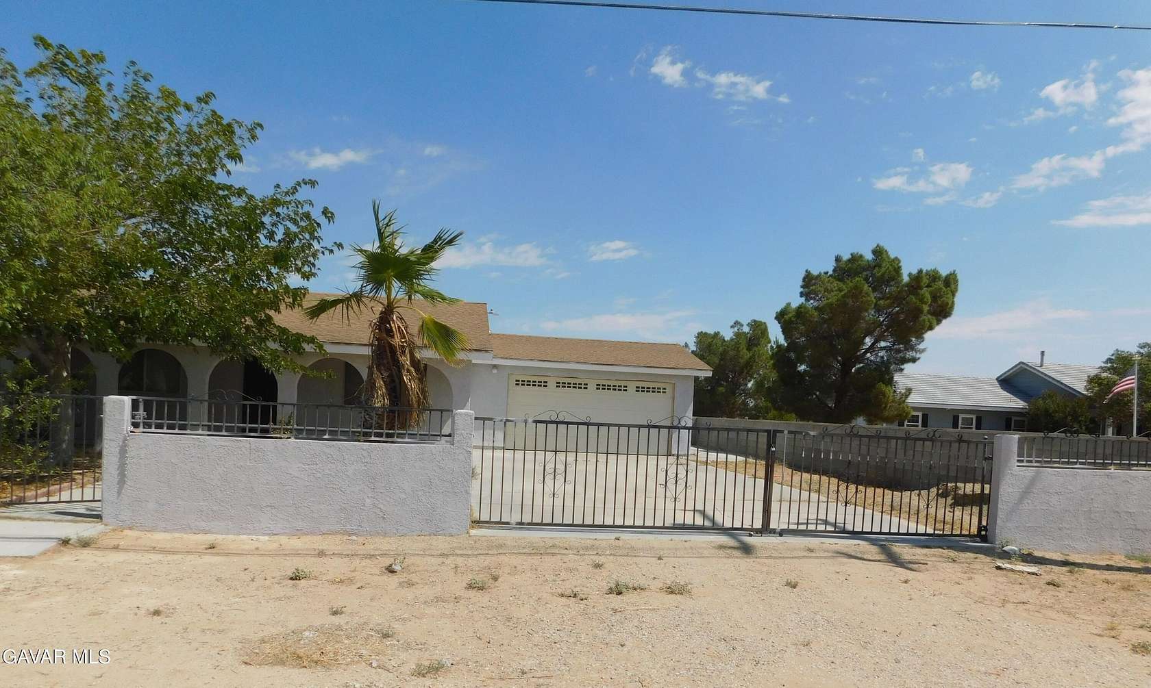 2.5 Acres of Residential Land with Home for Lease in California City, California