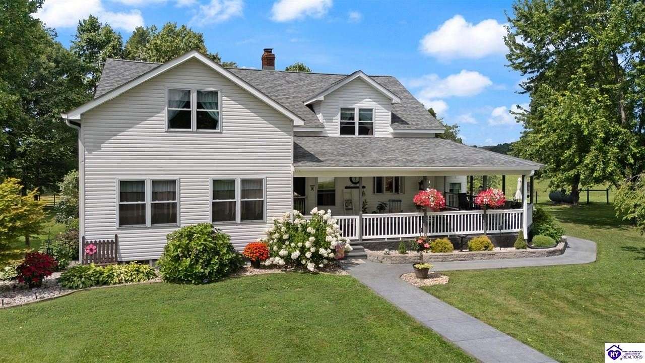 98 Acres of Land with Home for Sale in Munfordville, Kentucky