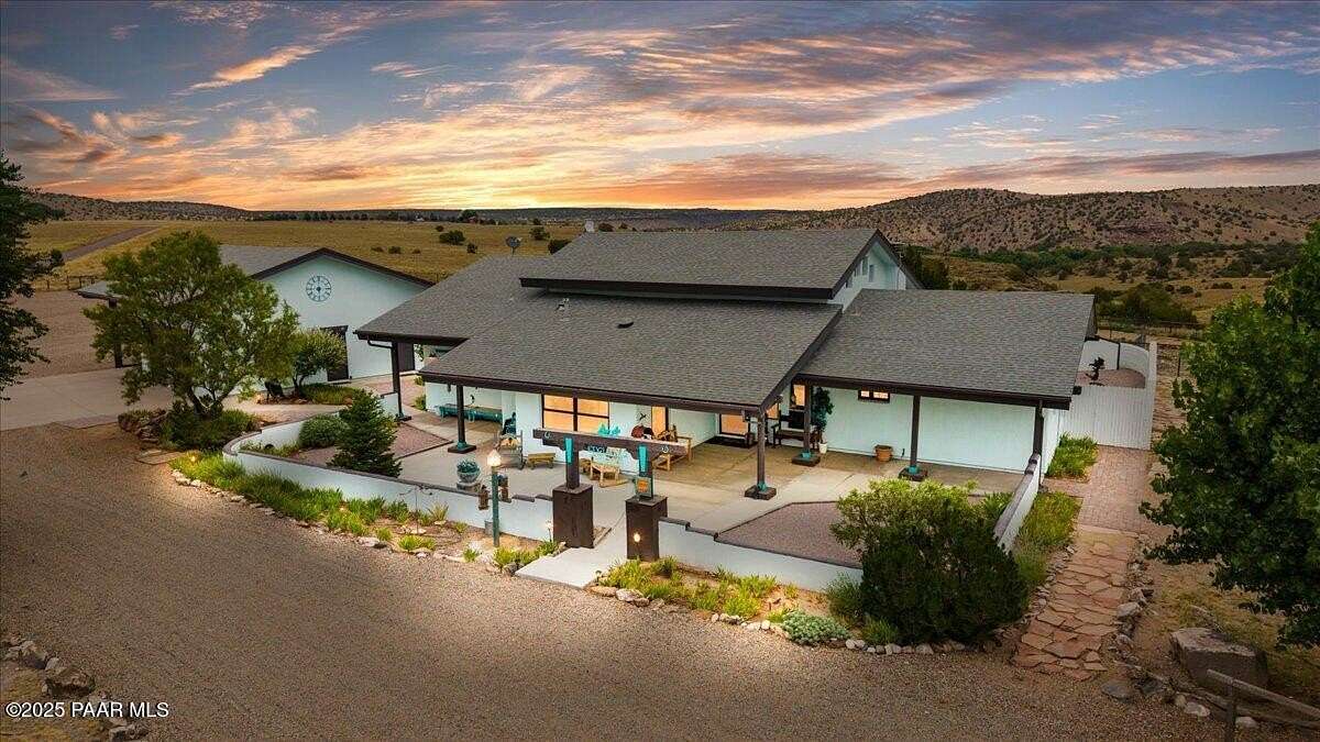 4 Acres of Residential Land with Home for Sale in Paulden, Arizona