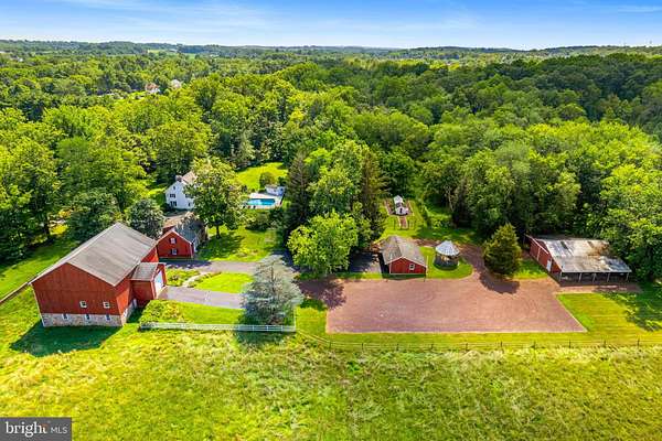 24.8 Acres of Land with Home for Sale in Doylestown, Pennsylvania