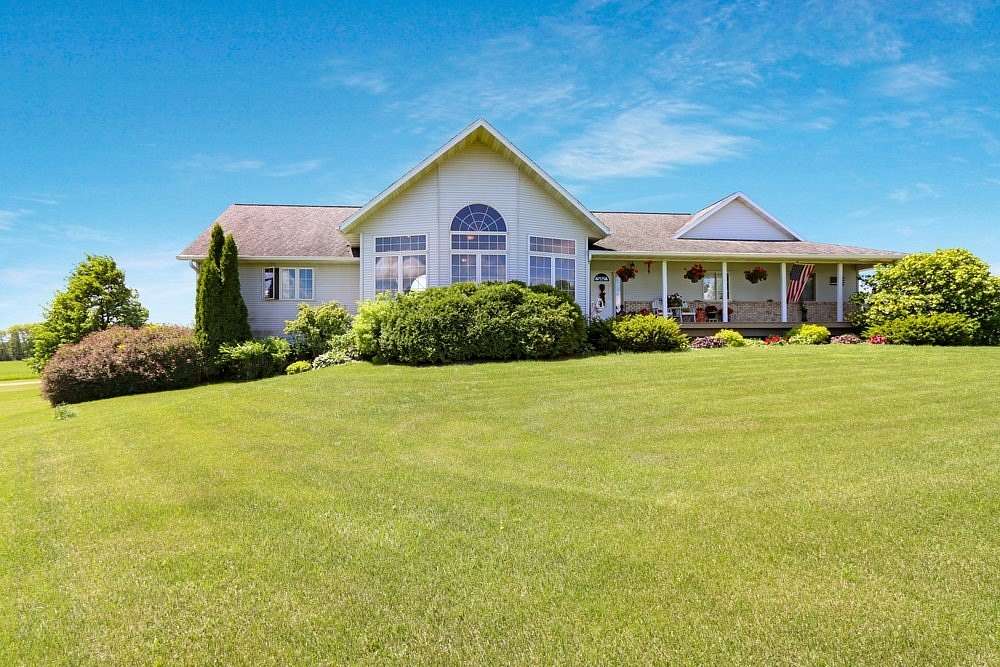 20 Acres of Agricultural Land with Home for Sale in New Auburn, Wisconsin