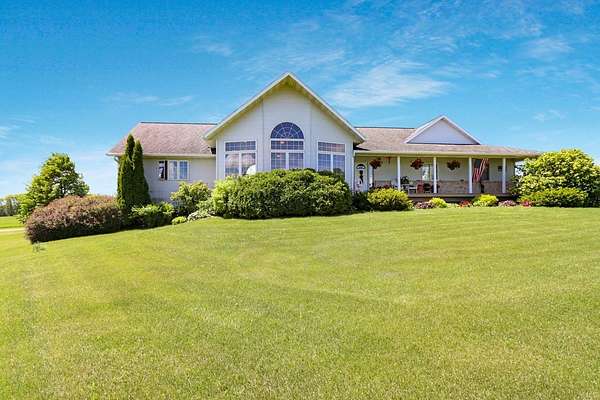 20 Acres of Agricultural Land with Home for Sale in New Auburn, Wisconsin