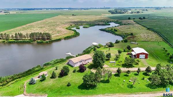 33.2 Acres of Agricultural Land with Home for Sale in Beresford, South Dakota