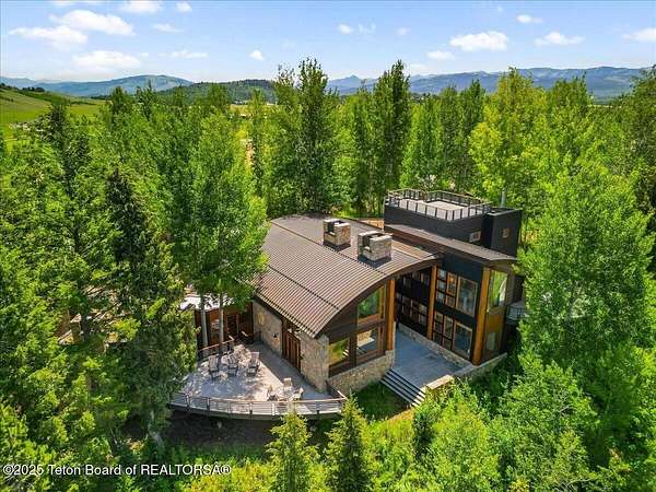 24.6 Acres of Recreational Land with Home for Sale in Jackson, Wyoming