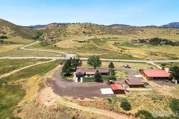 12.5 Acres of Land with Home for Sale in Loveland, Colorado