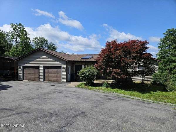 48.7 Acres of Recreational Land with Home for Sale in Lock Haven, Pennsylvania