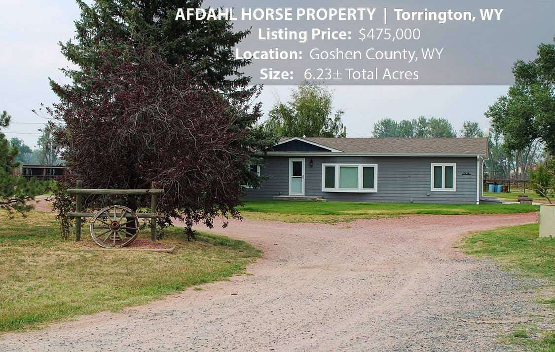 6.23 Acres of Land with Home for Sale in Torrington, Wyoming