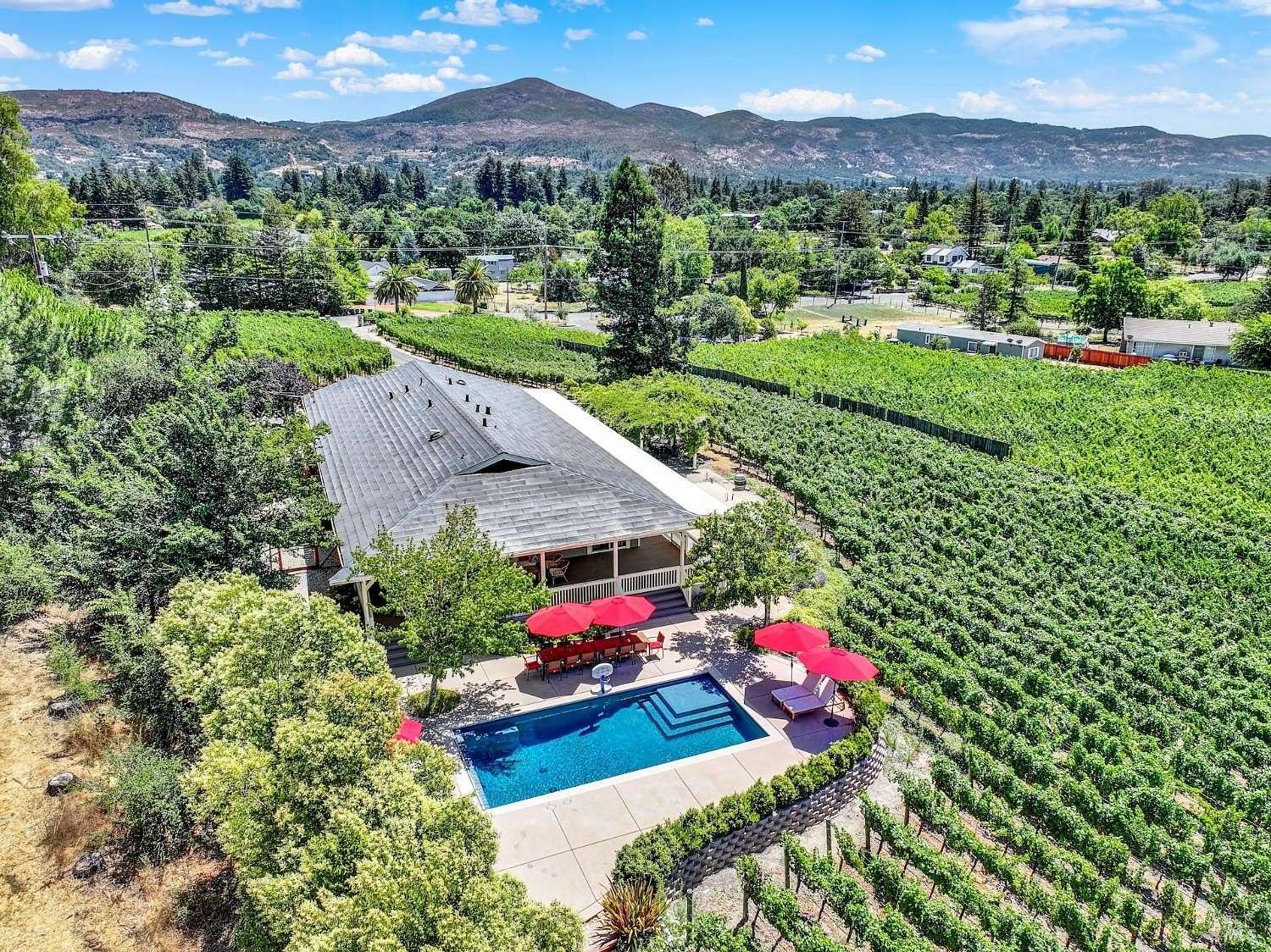 2.53 Acres of Residential Land with Home for Sale in Napa, California