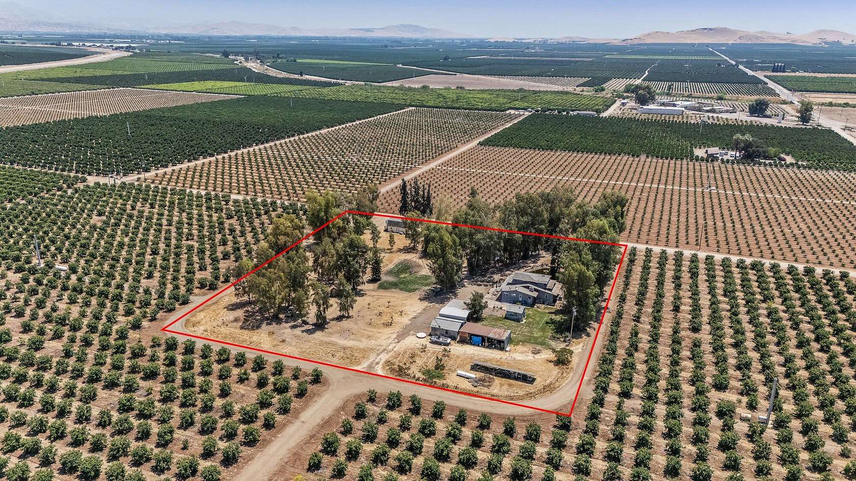3 Acres of Residential Land with Home for Sale in Visalia, California