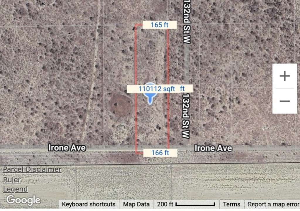 2.5 Acres of Residential Land for Sale in Rosamond, California