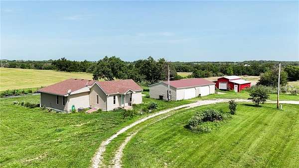 3.4 Acres of Residential Land with Home for Sale in Greeley, Kansas