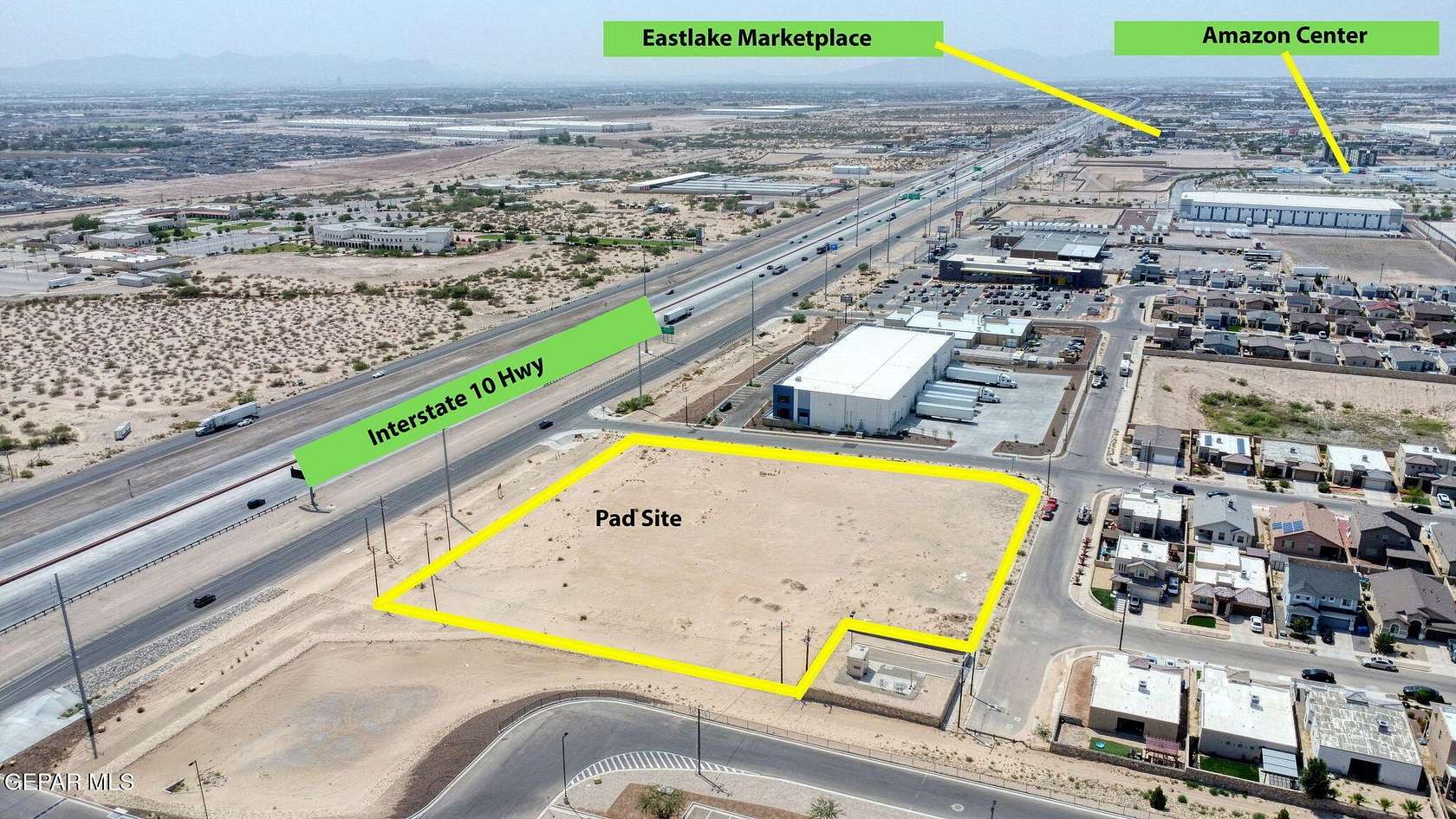 2.86 Acres of Commercial Land for Lease in El Paso, Texas